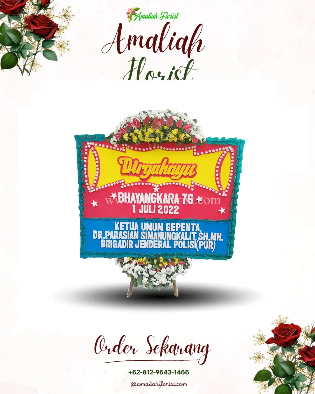Papan Bunga HUT Ulang Tahun Gedangrowo